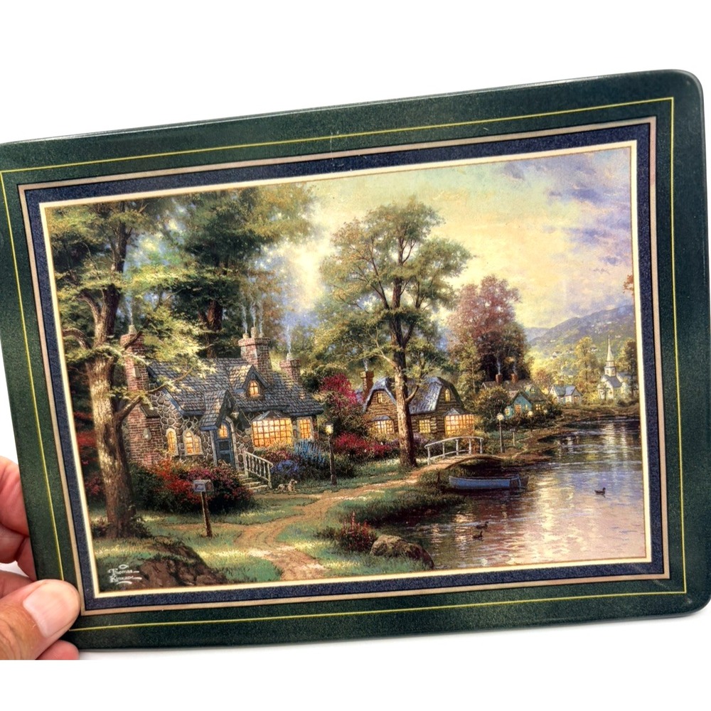Thomas Kinkade's" HOMETOWN LAKE" PLATE  FIRST ISSUE #1773A